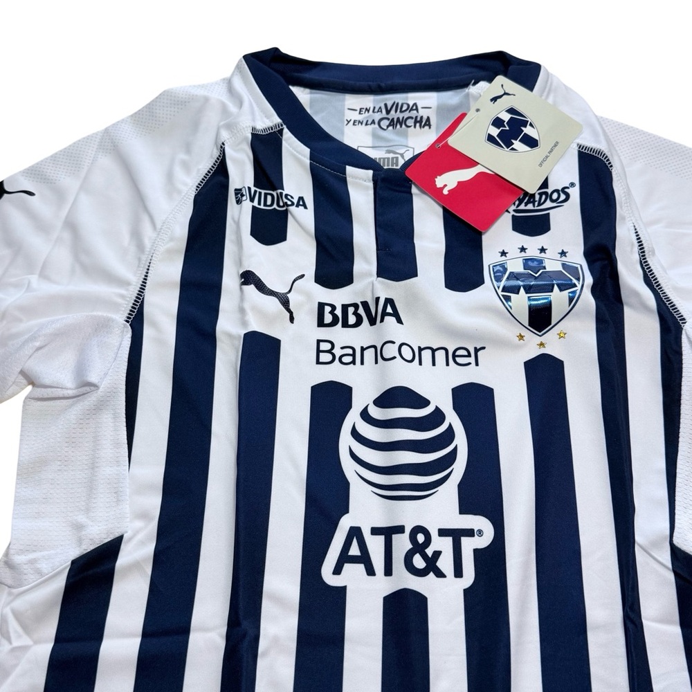 NWT Kids PUMA MONTERREY RAYADOS HOME JERSEY Soccer - Picture 2 of 8